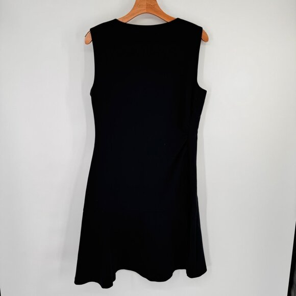 Karl Lagerfeld Paris Womens Sleeveless Black Fit & Flare Dress Size 12 new - Picture 8 of 12